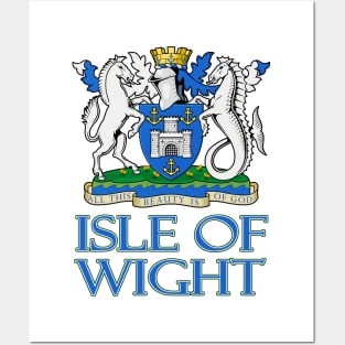 Isle of Wight, England - Coat of Arms Design Posters and Art